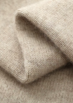 Herren Strickjacke mit Reißverschluss und Ripp-Stehkragen