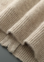Herren Strickjacke mit Reißverschluss und Ripp-Stehkragen