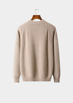 Herren Strickjacke mit Reißverschluss und Raglanärmeln