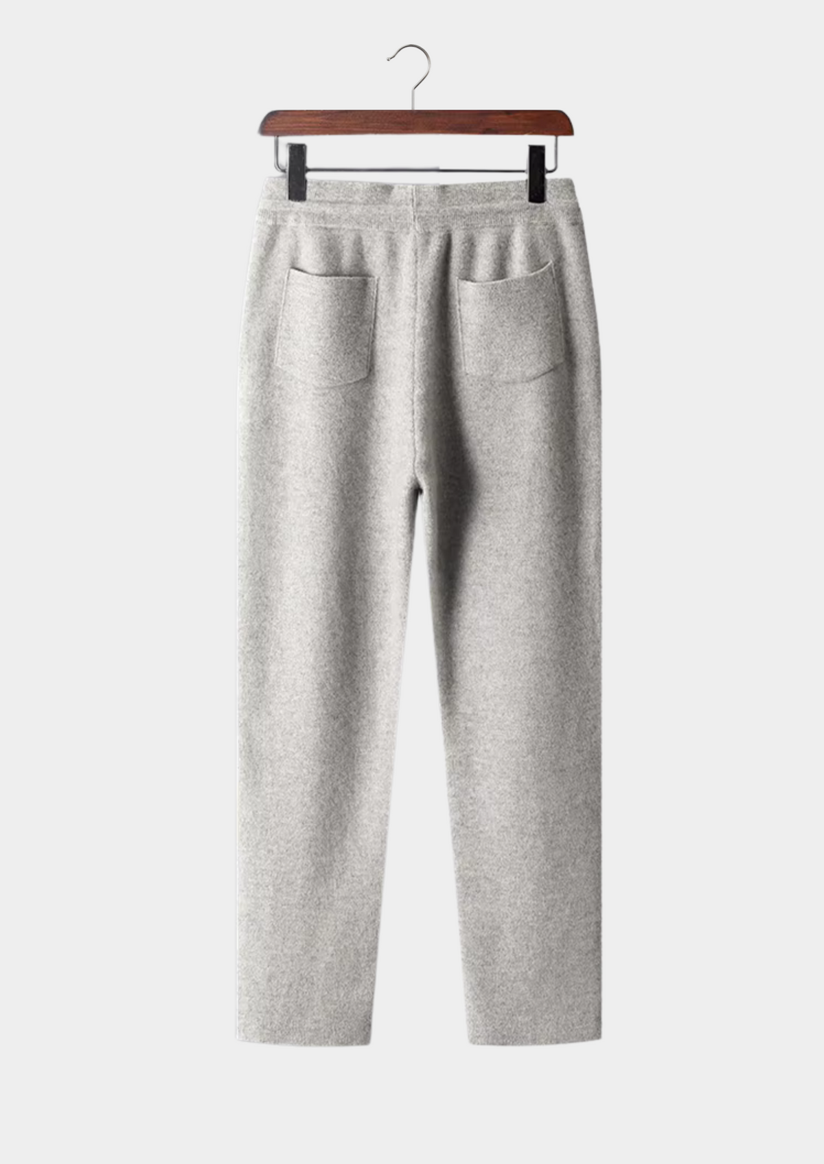 Herren Strickhose mit Kordelzug und Geraden Beinen