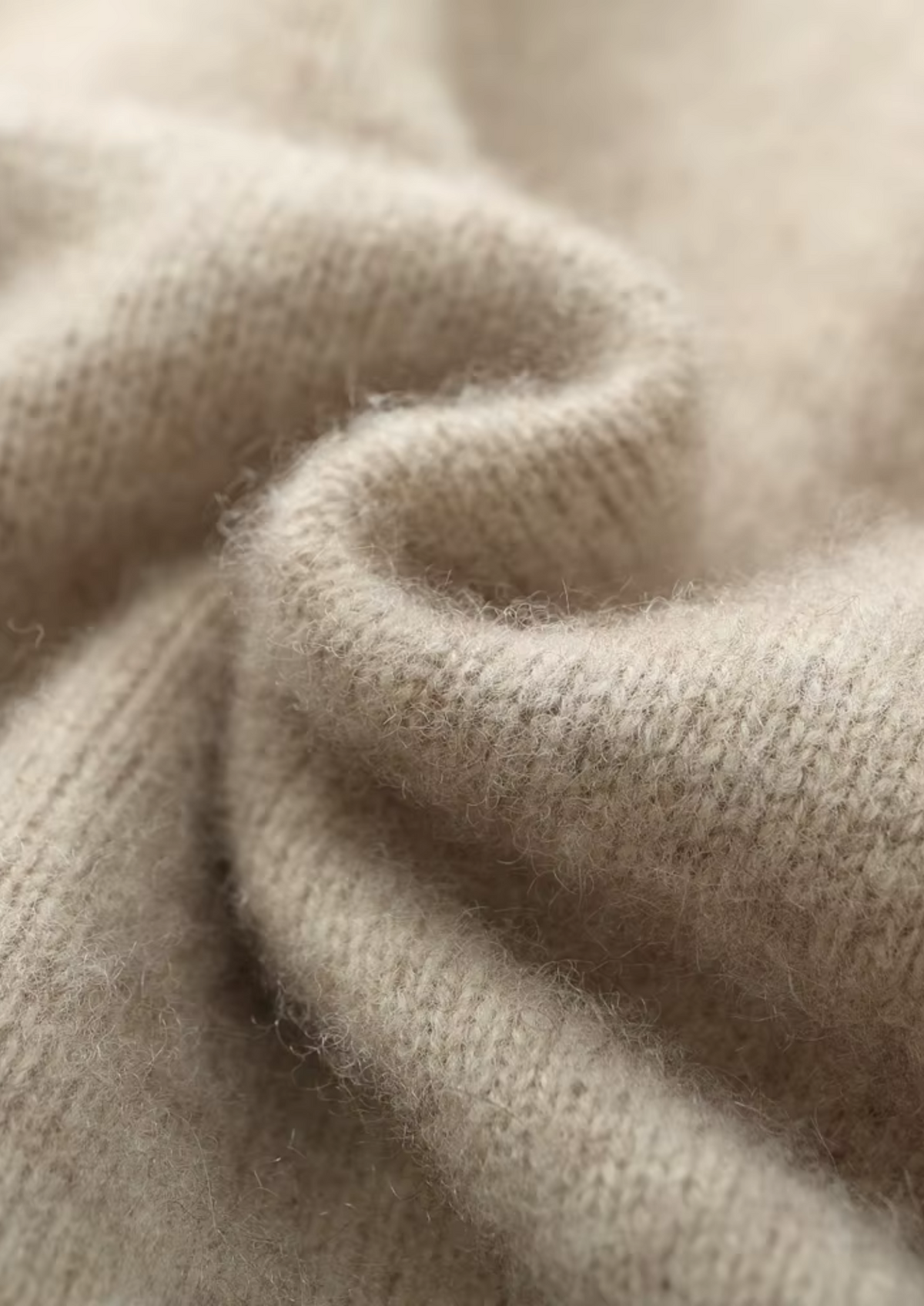 Herren Strickjacke mit Reißverschluss und Ripp-Stehkragen