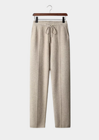 Herren Strickhose mit Kordelzug und Geraden Beinen