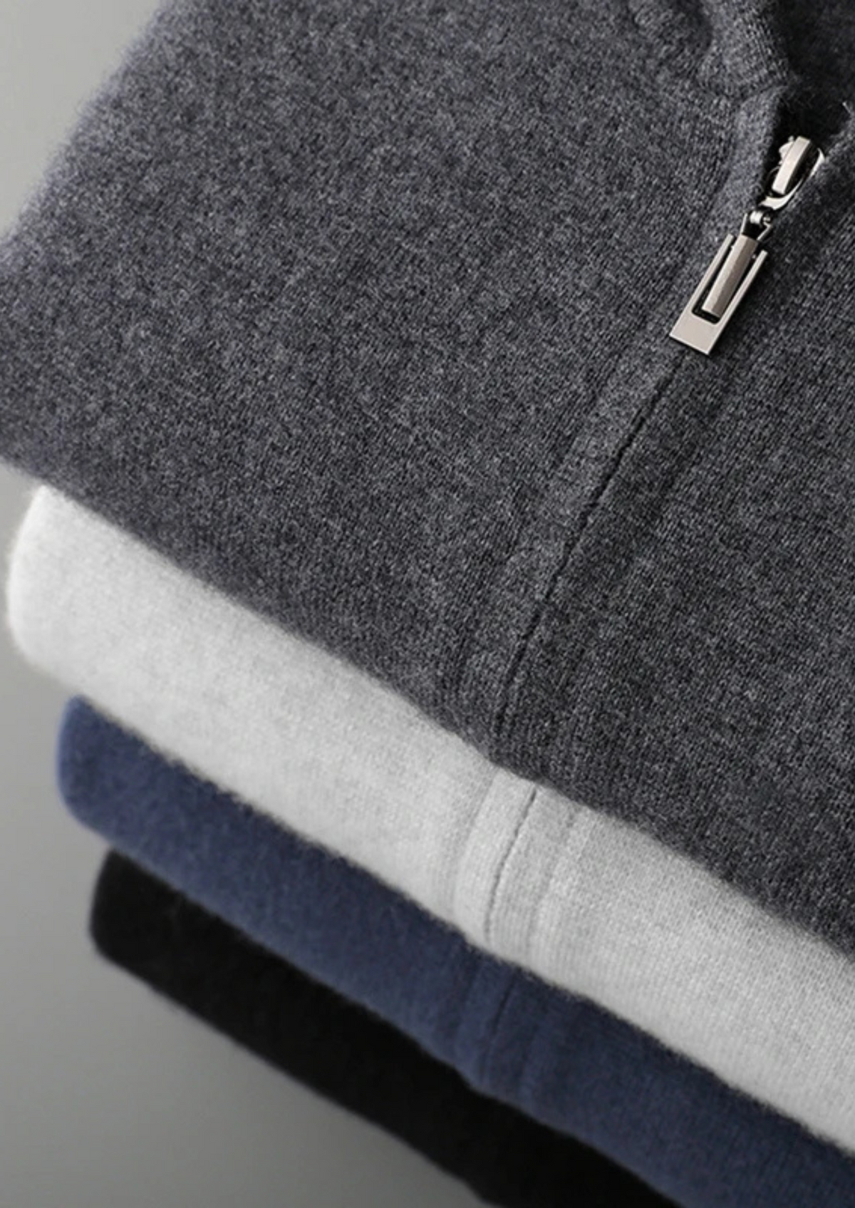 Herren Kapuzenjacke mit Reißverschluss und Känguru-Tasche