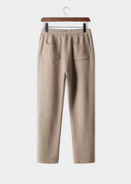 Herren Strickhose mit Kordelzug und Geraden Beinen