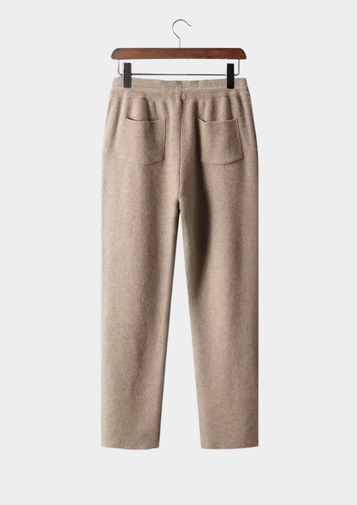 Herren Strickhose mit Kordelzug und Geraden Beinen