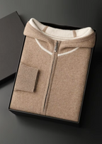 Herren Set mit Kapuzenjacke mit Rippbündchen und Jogginghose