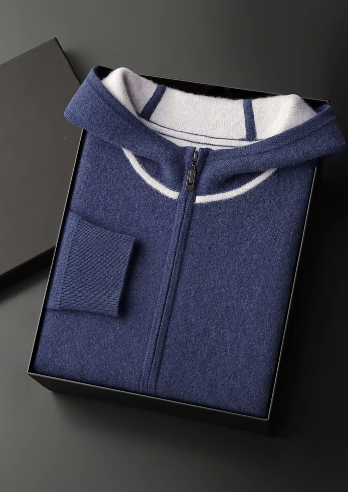 Herren Set mit Kapuzenjacke mit Rippbündchen und Jogginghose