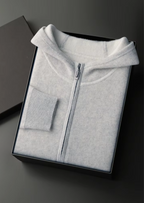 Herren Set mit Kapuzenjacke mit Rippbündchen und Jogginghose