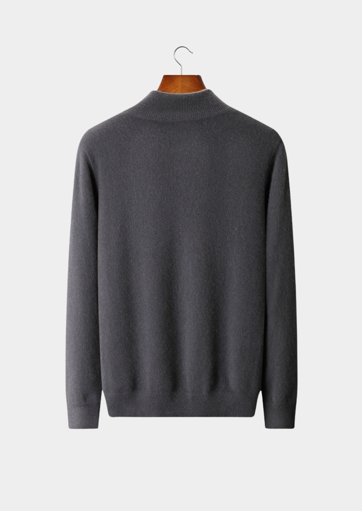 Herren Strickjacke mit Zweiwege-Reißverschluss und Eingrifftaschen