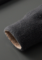 Herren Strickjacke mit Zweiwege-Reißverschluss und Eingrifftaschen