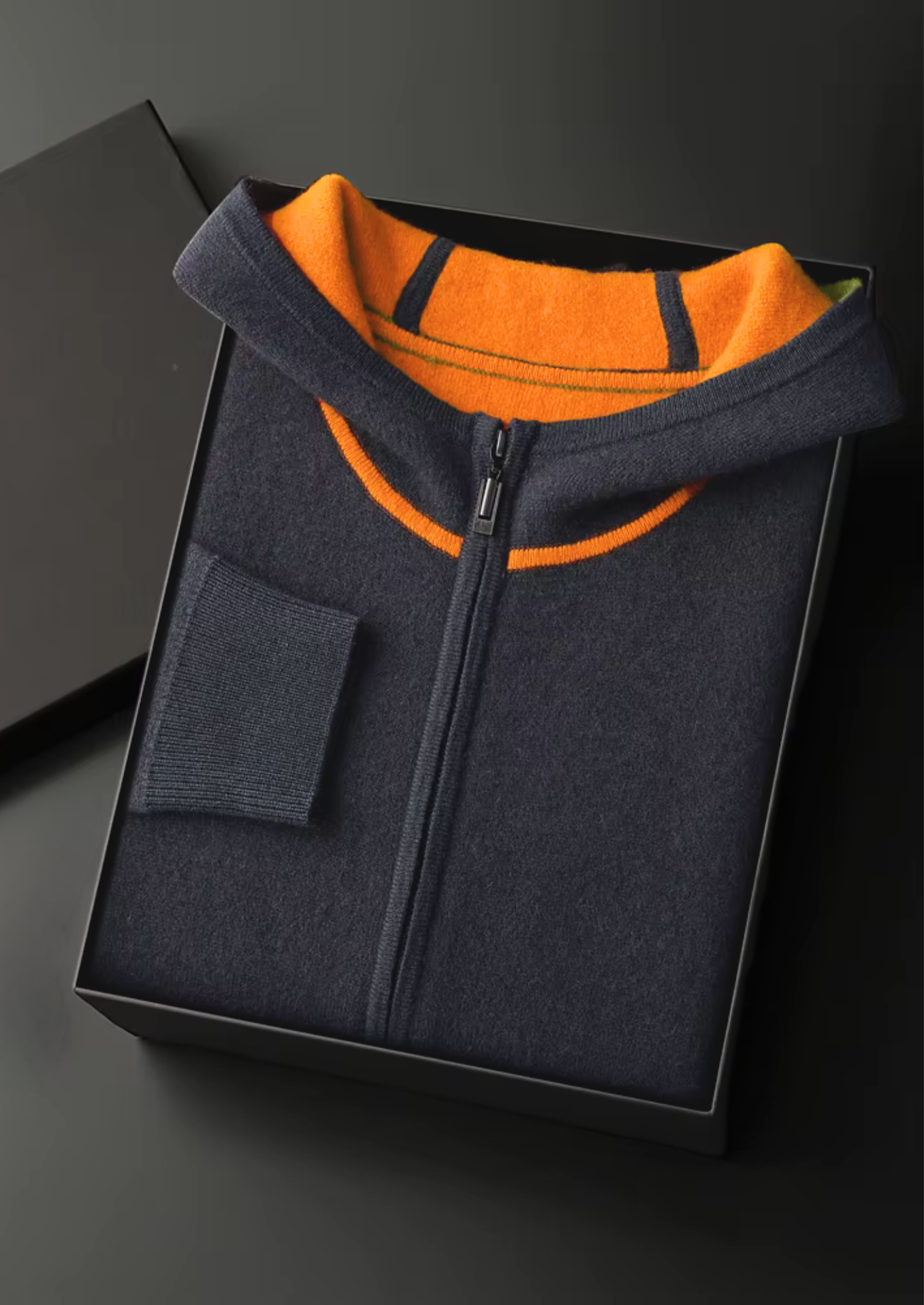 Herren Set mit Kapuzenjacke mit Rippbündchen und Jogginghose