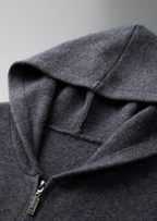 Herren Kapuzenjacke mit Reißverschluss und Känguru-Tasche