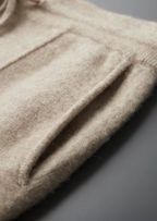 Herren Strickhose mit Kordelzug und Geraden Beinen