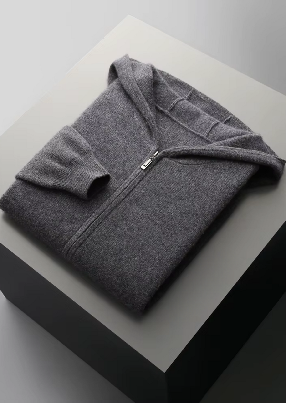 Herren Kapuzenjacke mit Reißverschluss und Känguru-Tasche