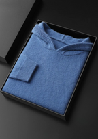 Herren Kapuzenpullover mit Kordelzug und Rippbündchen