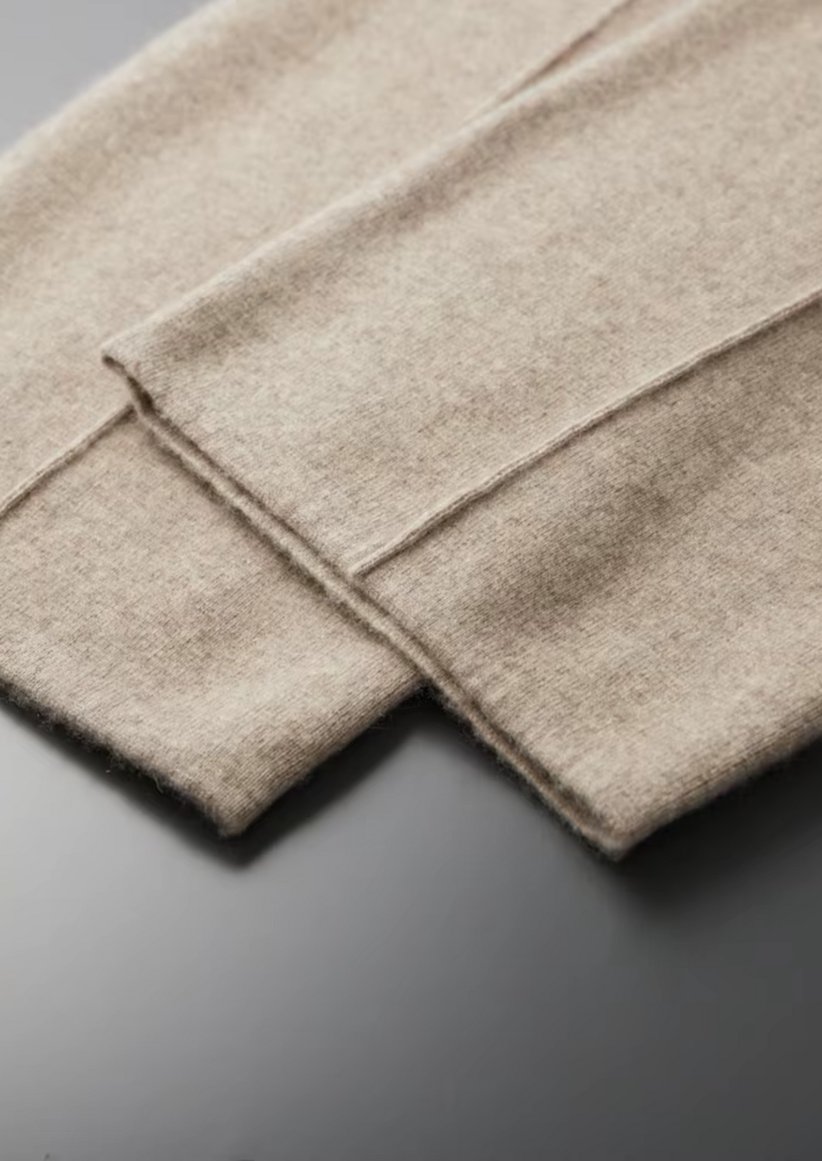 Herren Strickhose mit Kordelzug und Geraden Beinen
