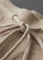 Herren Strickhose mit Kordelzug und Geraden Beinen