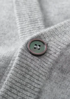 Herren Strickjacke mit V-Ausschnitt und Knopfleiste