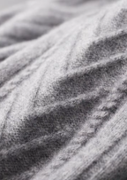 Herren Strickjacke mit Reißverschluss und Zickzackmuster