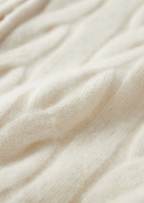 Herren Strickjacke mit Zweiwege-Reißverschluss und Zopfmuster