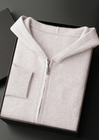 Herren Kapuzenjacke mit Reißverschluss und Känguru-Tasche
