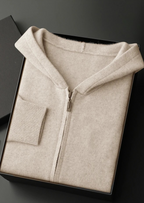 Herren Kapuzenjacke mit Reißverschluss und Känguru-Tasche