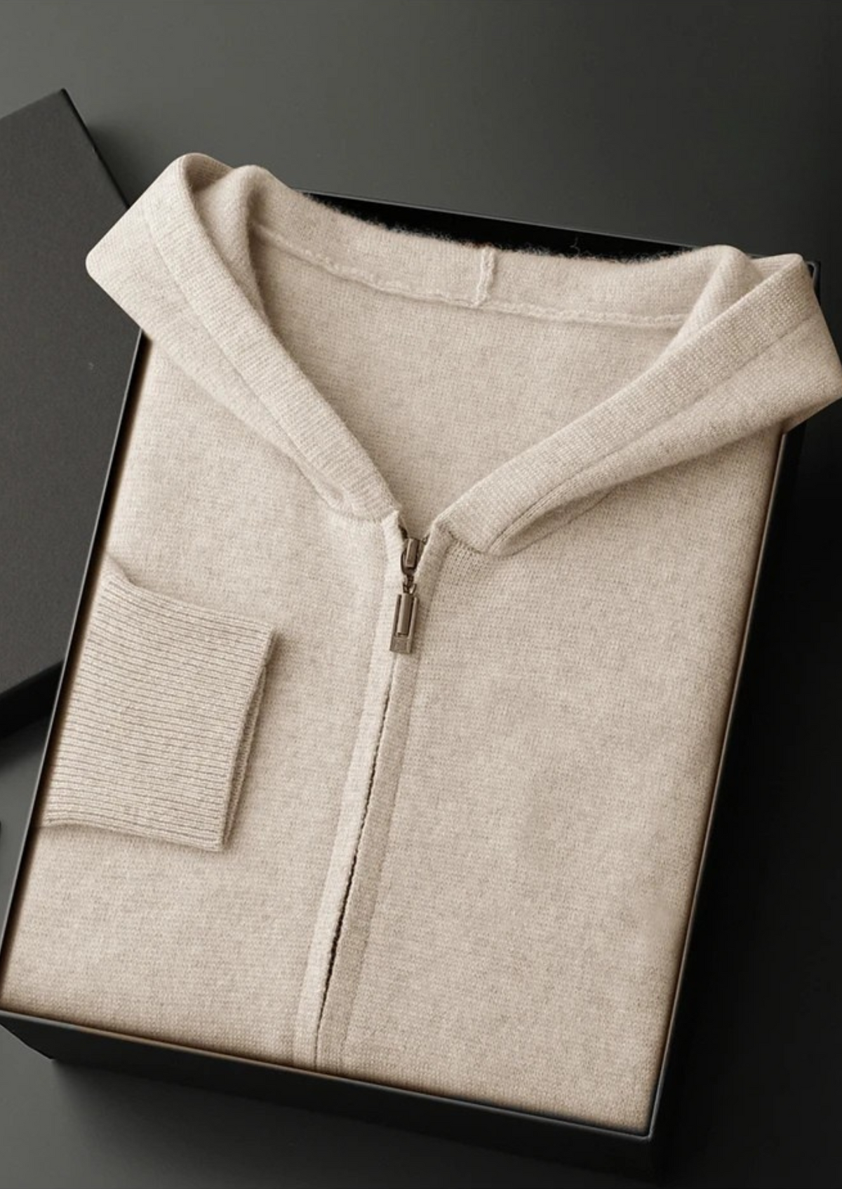 Herren Kapuzenjacke mit Reißverschluss und Känguru-Tasche