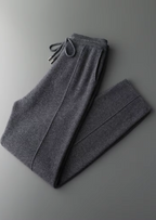 Herren Strickhose mit Kordelzug und Geraden Beinen