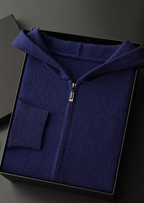 Herren Kapuzenjacke mit Reißverschluss und Känguru-Tasche
