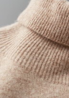 Herren Pullover mit Rollkragen und Rippbündchen
