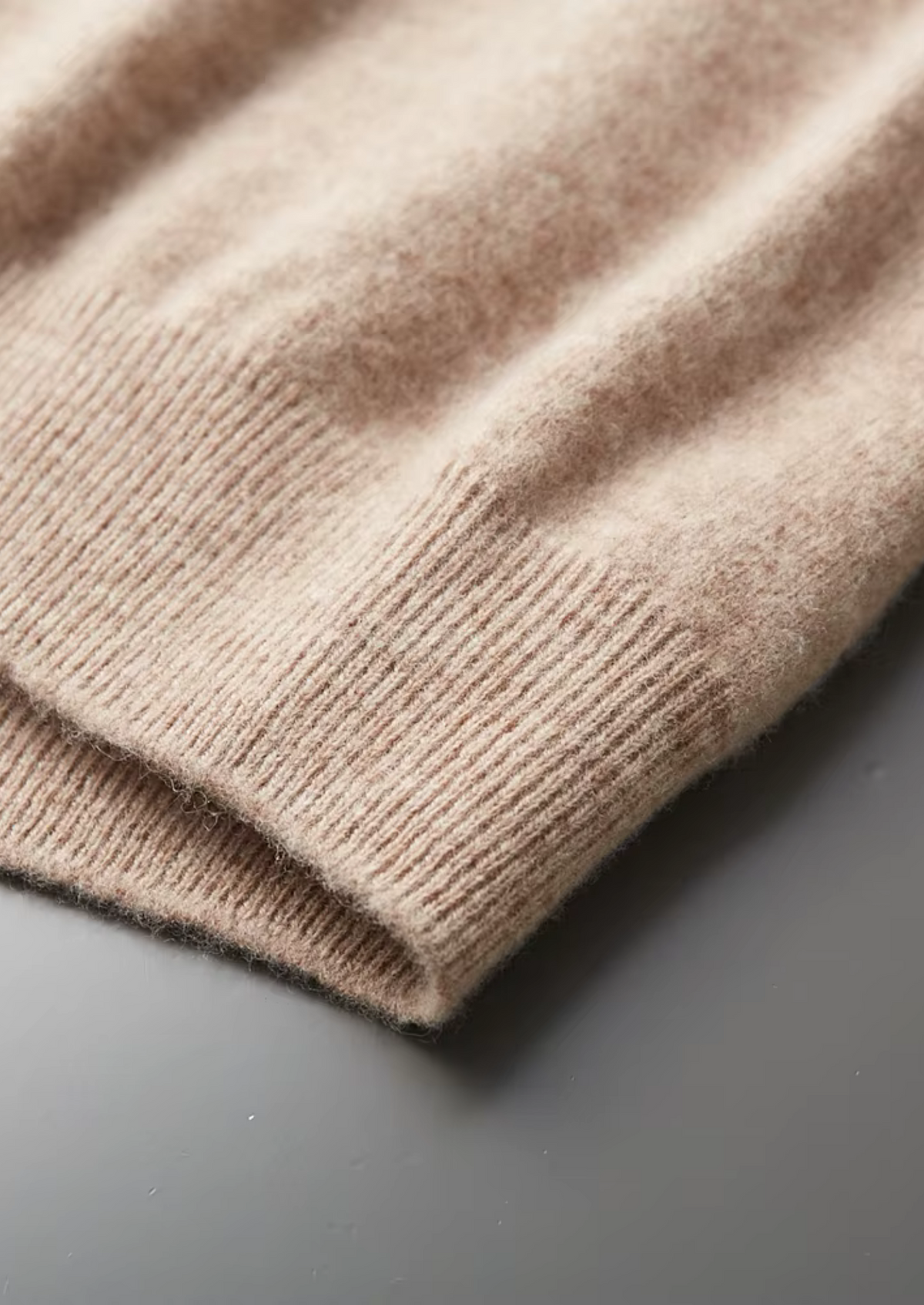 Herren Pullover mit Rollkragen und Rippbündchen