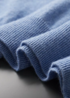 Herren Feinstrick-Shirt mit Stehkragen und Kurzen Ärmeln