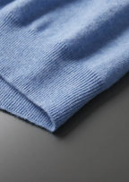 Herren Feinstrick-Shirt mit Stehkragen und Kurzen Ärmeln
