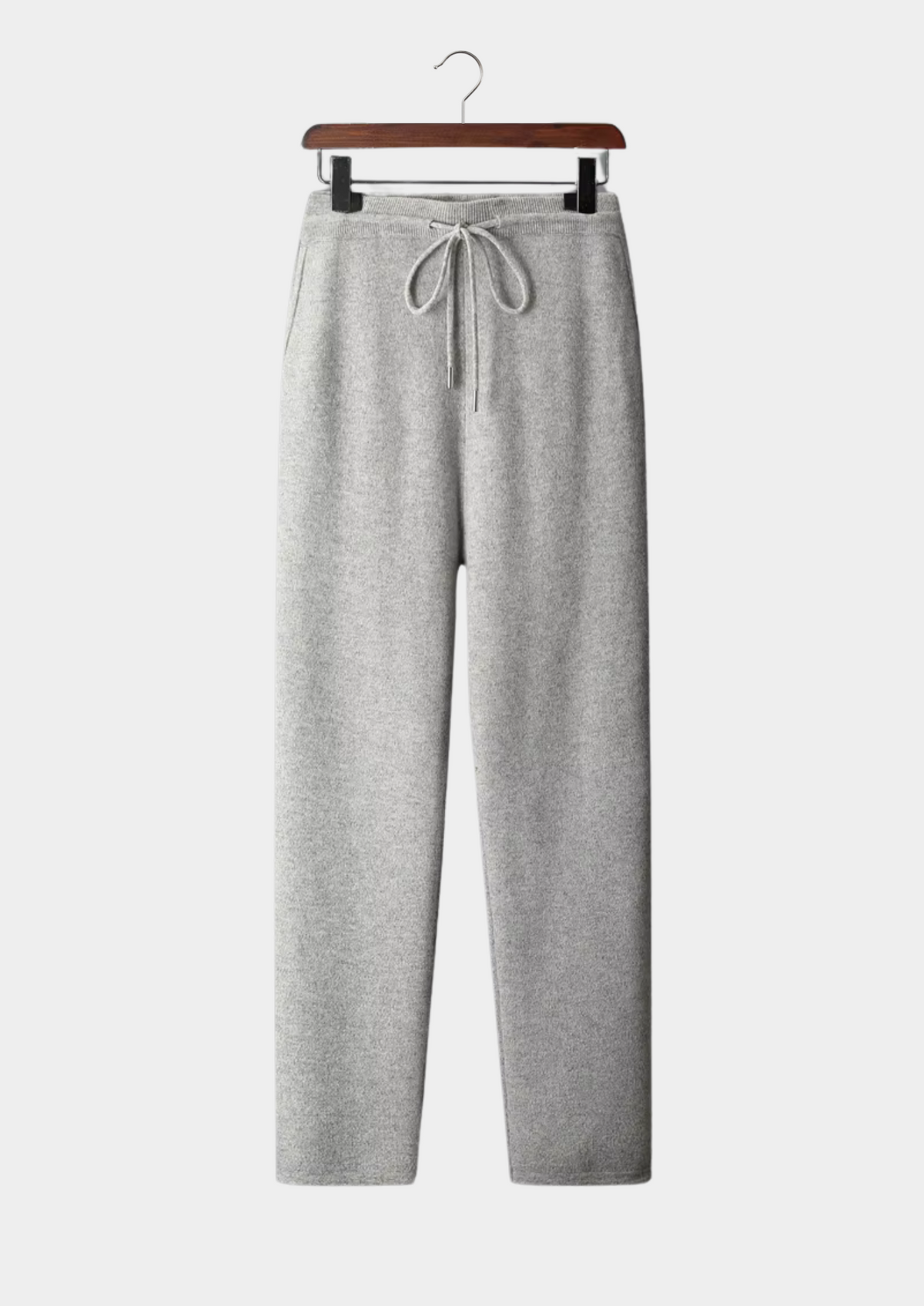 Herren Strickhose mit Kordelzug und Geraden Beinen
