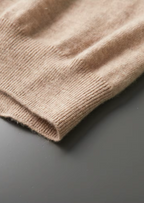 Herren Feinstrick-Shirt mit Stehkragen und Kurzen Ärmeln