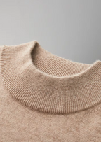 Herren Feinstrick-Shirt mit Stehkragen und Kurzen Ärmeln