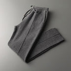 Herren Strickhose mit Kordelzug und Geraden Beinen