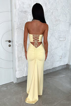Damen Bandeau Maxikleid Ansicht 2