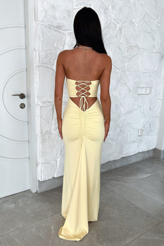 Damen Bandeau Maxikleid Ansicht 2