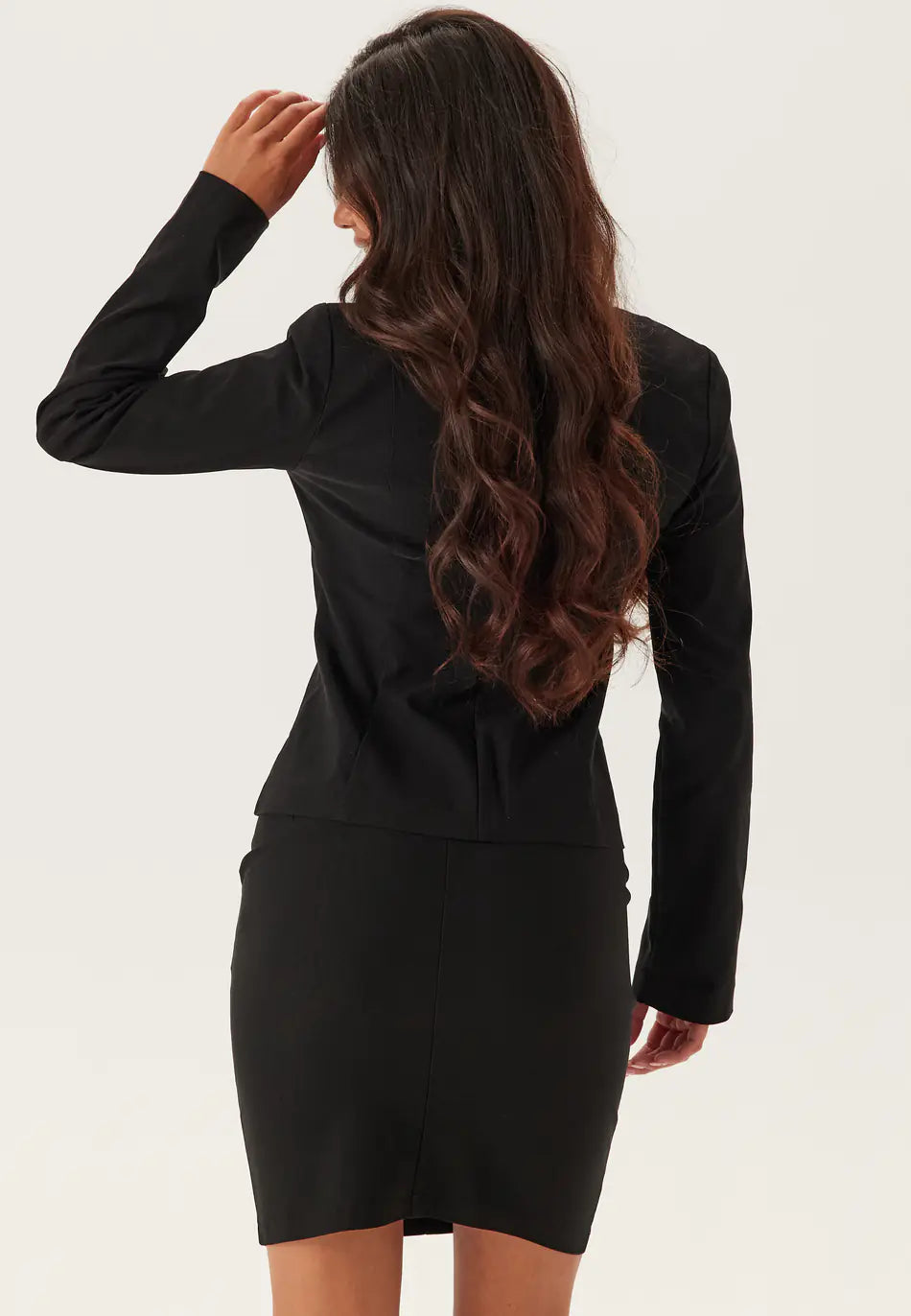 Damen Blazer mit V-Ausschnitt und Knopfverschluss – Ansicht 2