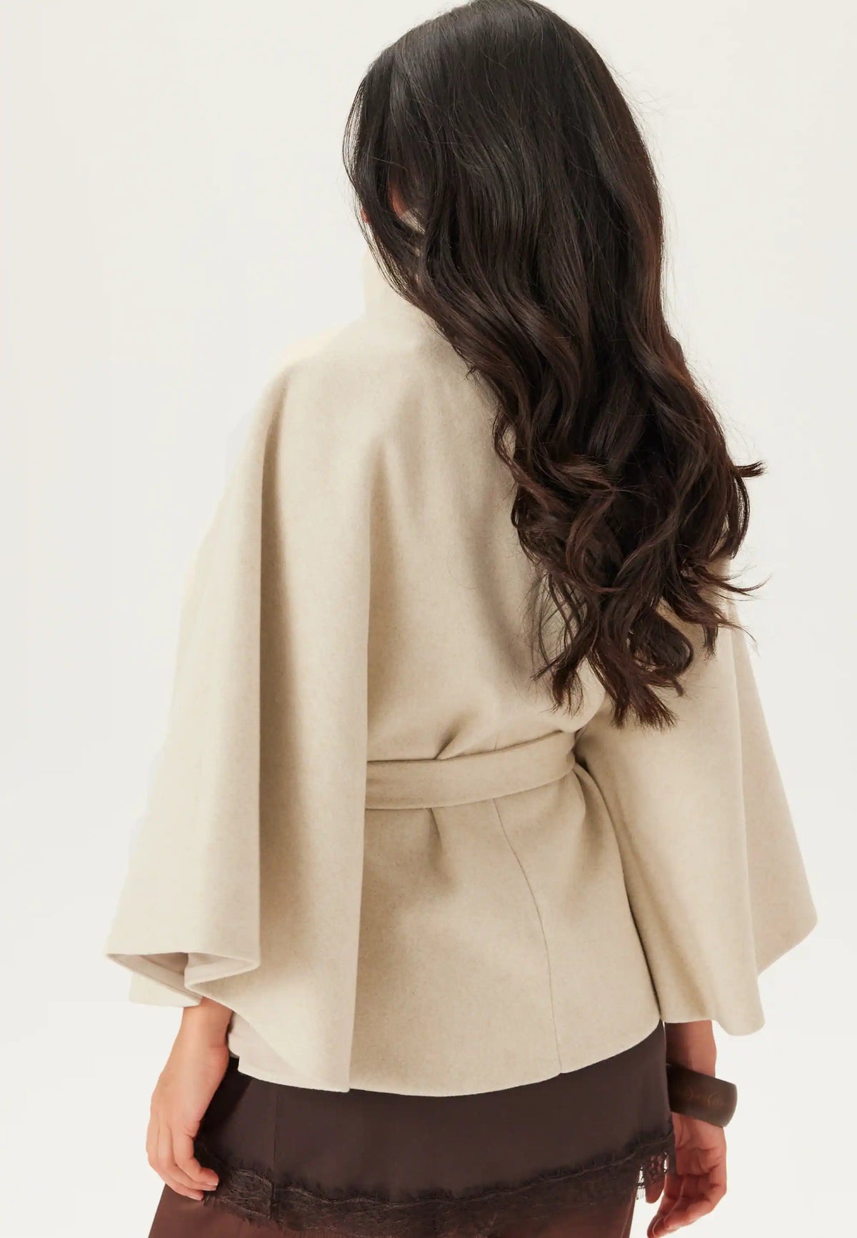 Damen Cape Jacke mit Knopfverschluss – Ansicht 10