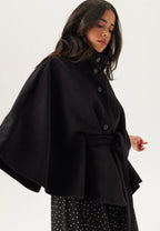 Damen Cape Jacke mit Knopfverschluss – Ansicht 4