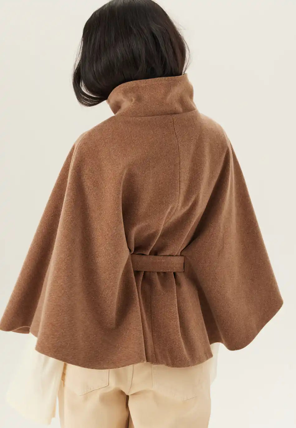 Damen Cape Jacke mit Knopfverschluss – Ansicht 6