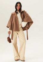 Damen Cape Jacke mit Knopfverschluss – Ansicht 7