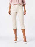 Damen Caprihose mit Schlitzen