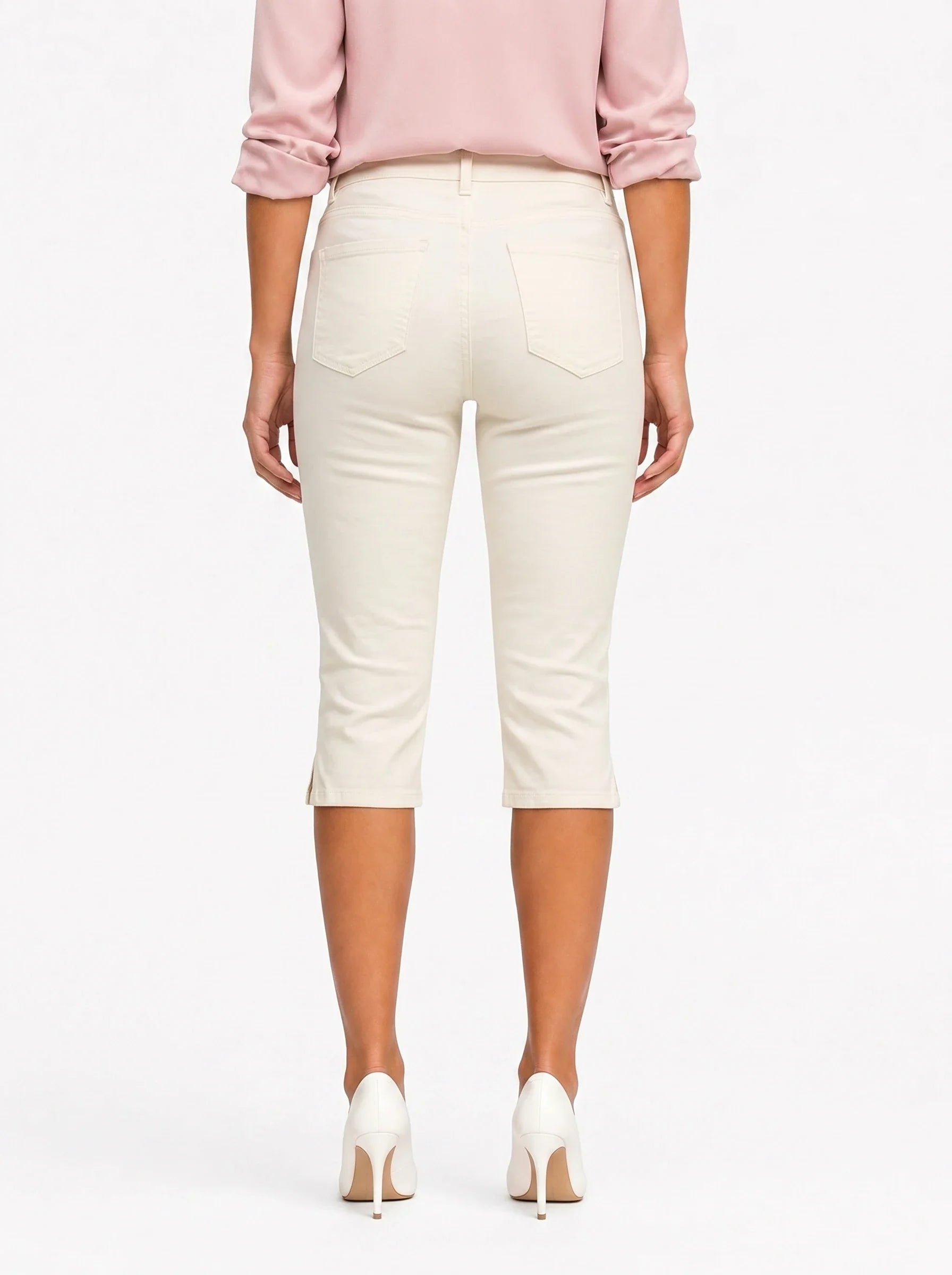 Damen Caprihose mit Schlitzen Ansicht 2