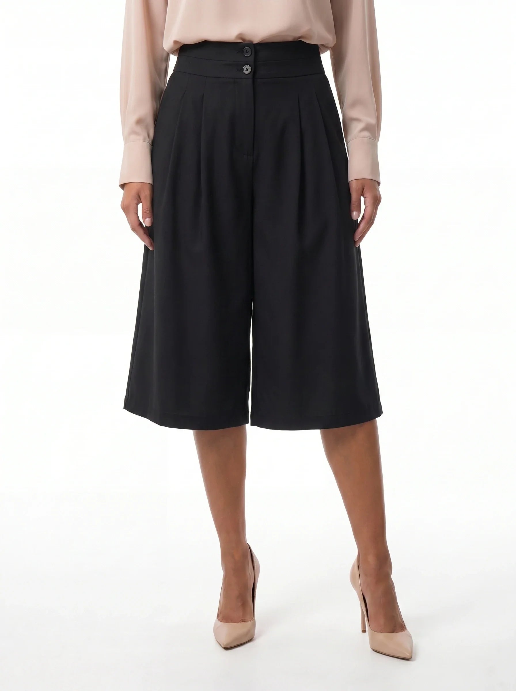 Damen Culotte hoher Bund Ansicht 4