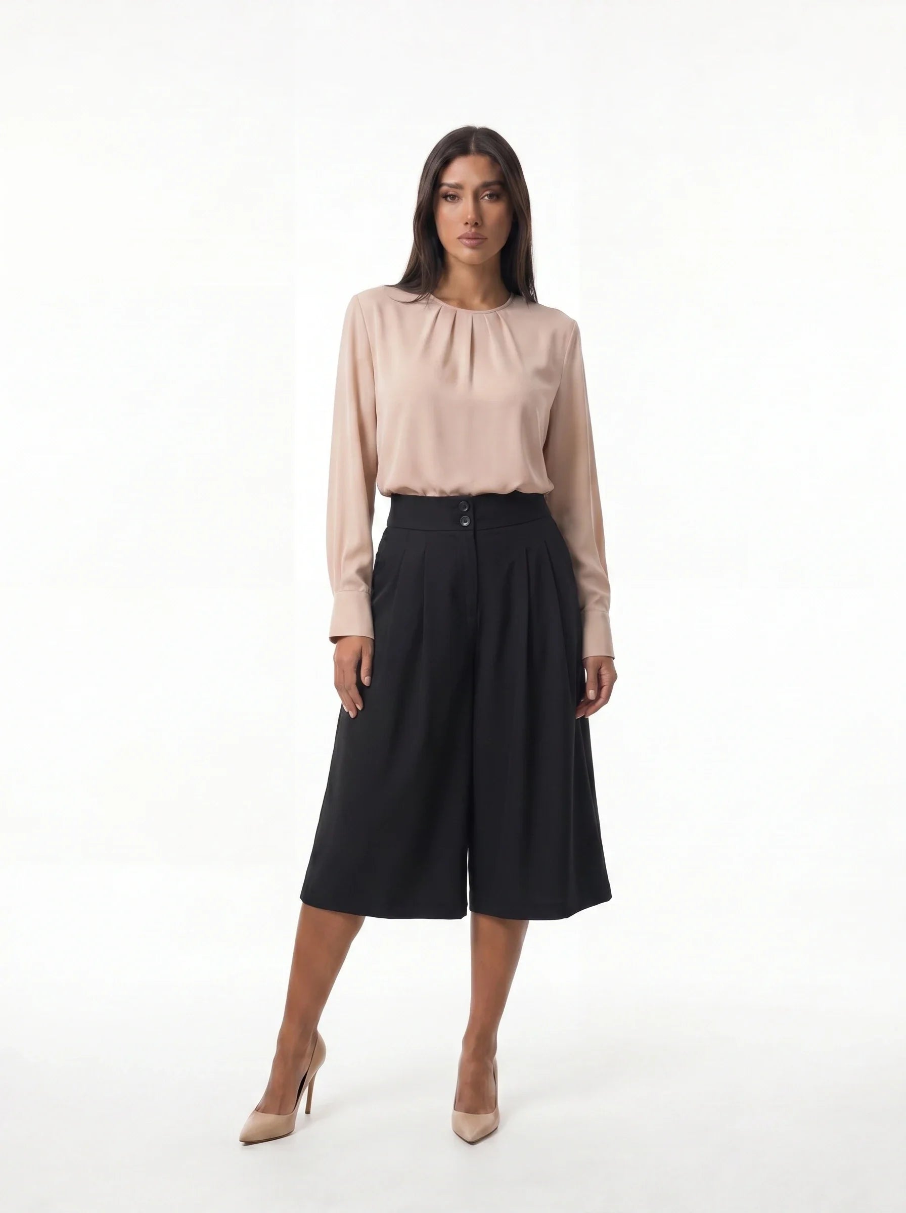 Damen Culotte hoher Bund Ansicht 6