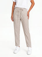 Damen gestreifte Hose Ansicht 4