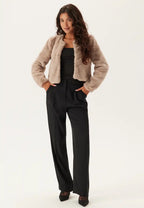 Damen Kurze Jacke mit Strukturiertem Muster – Ansicht 10